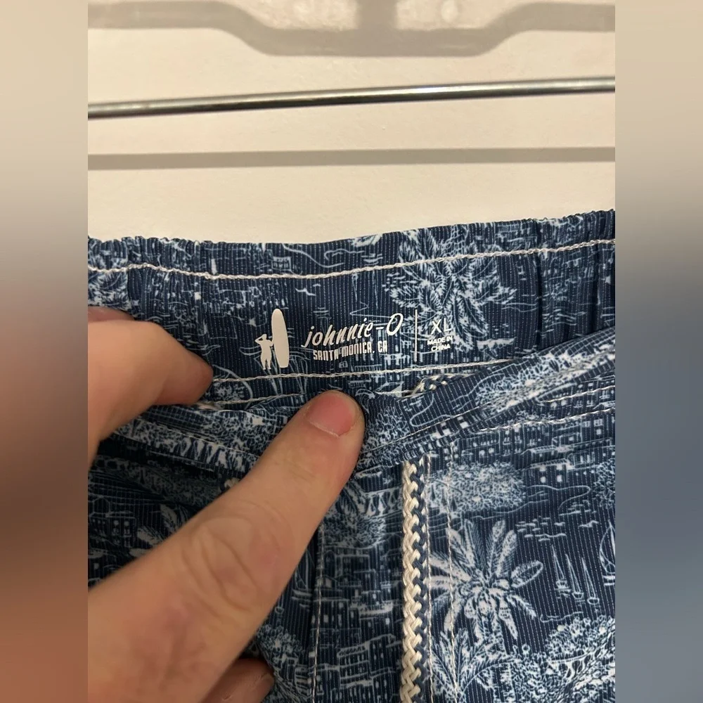 johnnie-O Blue Board Shorts. Size XL